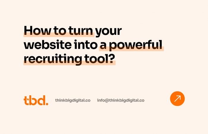 How to turn your website into a powerful recruiting tool?